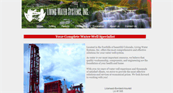 Desktop Screenshot of livingwatersystemsinc.com